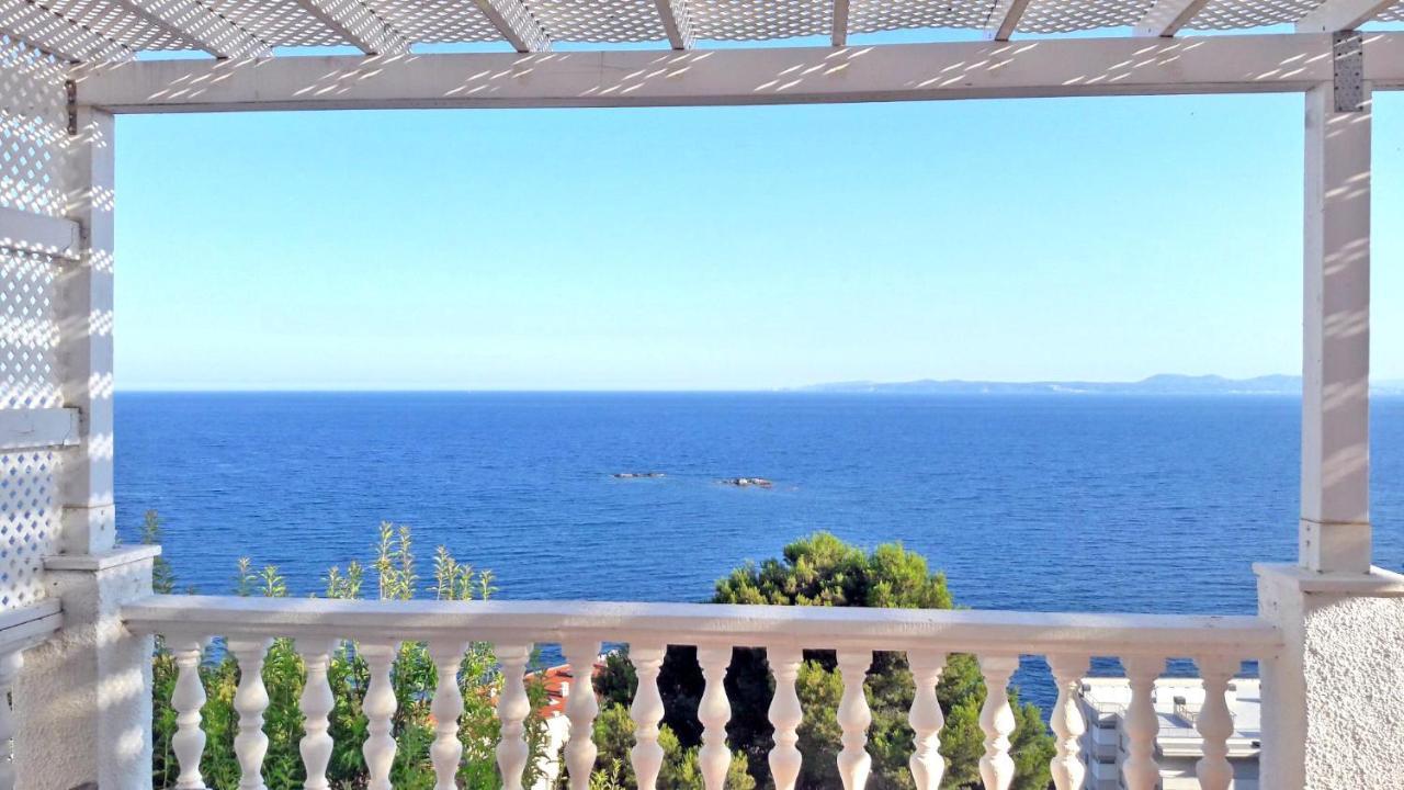 Amazing Seaview Apartment With Terrace & Parking - Casa Artevida Rosas Exteriör bild