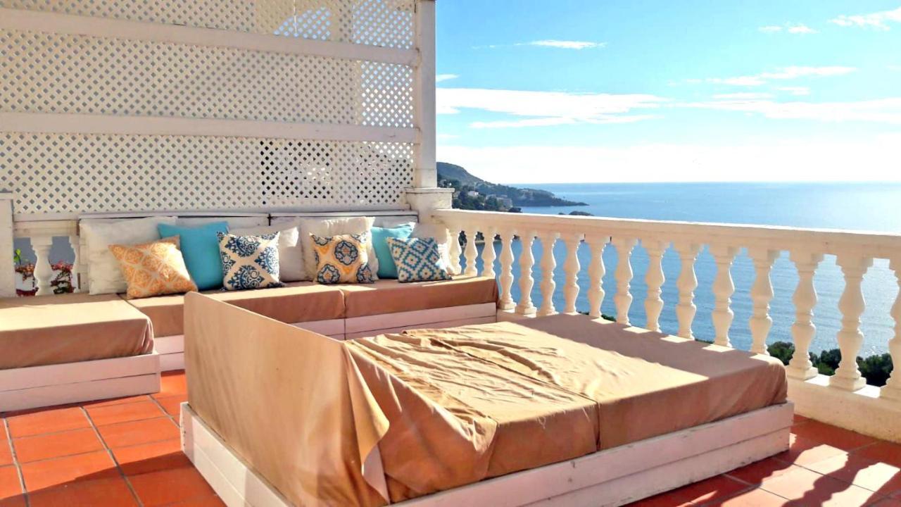Amazing Seaview Apartment With Terrace & Parking - Casa Artevida Rosas Exteriör bild